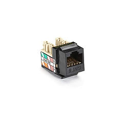 Black Box Cat6 Keystone Jack - Black, Taa (FM631C) Black Box Cat6 Keystone Jack - Black, Taa (FM631C)