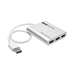 Tripp Lite 4-port Portable Usb Mini Hub Aluminum (U360-004-AL)