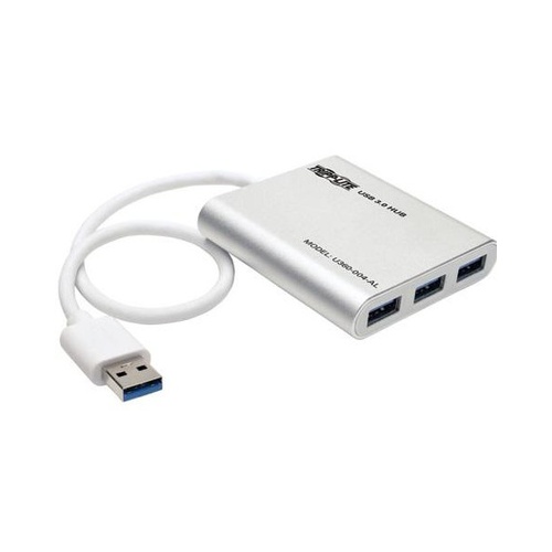 Tripp Lite 4-port Portable Usb Mini Hub Aluminum (U360-004-AL)