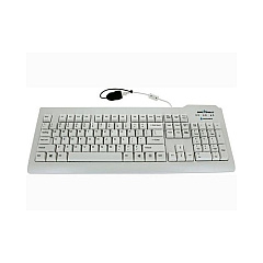 Seal Shield Med Grade Kb Backlit Wht (SSWKSV207G)
