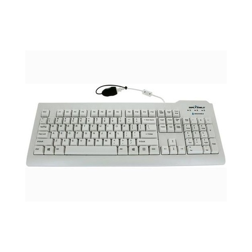 Seal Shield Med Grade Kb Backlit Wht (SSWKSV207G)