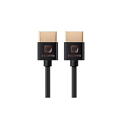 Monoprice 6ft Slim High Speed Hdmi Black (13586)