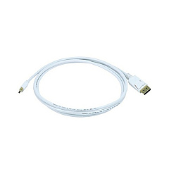 Monoprice 6ft 32awg Mini Dp To Dp Cable - White (6007)