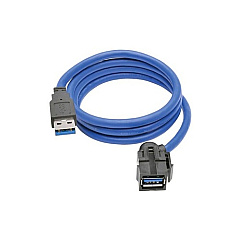 Tripp Lite 3ft Usb Extension Cable Keystone Jack Mf (U324003KJ)