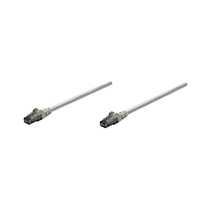 Intellinet 0.5 Ft Grey Cat6 Snagless Patch Cable (347174)