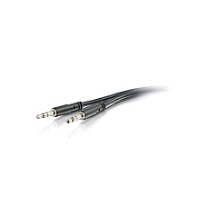 C2G 6ft Slim Aux 3.5mm Male To Male Cable (22601) C2G 6ft Slim Aux 3.5mm Male To Male Cable (22601)