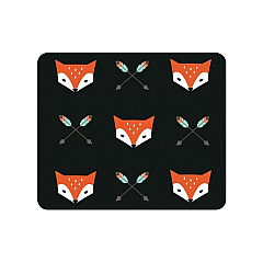 Centon Electronics Otm Hipster Prints Black Mouse Pad (OPMPV1BMHIP01)