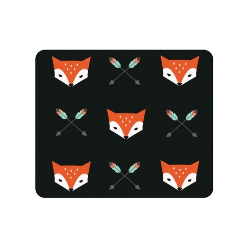 Centon Electronics Otm Hipster Prints Black Mouse Pad (OPMPV1BMHIP01)