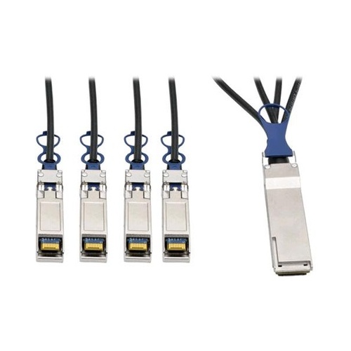 Tripp Lite 1m Breakout Cable Qsfp+ To 10gbe Sfp+ (N28101MBK)