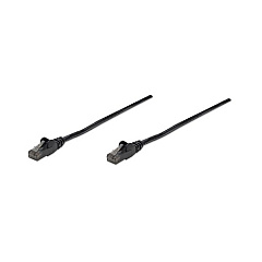 Intellinet 1 Ft Black Cat6 Snagless Patch Cable (343312)