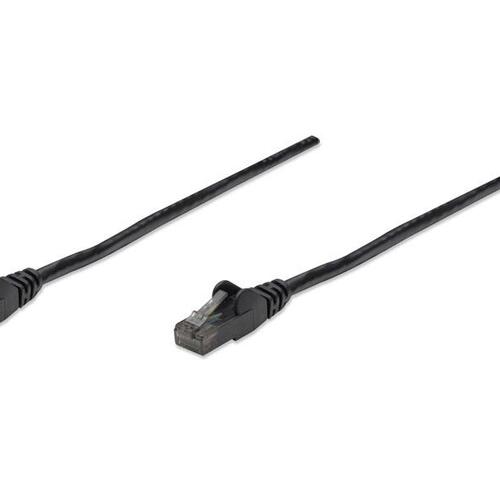 Intellinet 0.5 Ft Black Cat6 Snagless Patch Cable (347389)