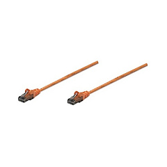 Intellinet 0.5 Ft Orange Cat6 Snagless Patch Cable (347402)