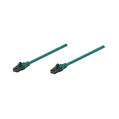 Intellinet 0.5 Ft Green Cat6 Snagless Patch Cable (347426)