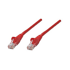 Intellinet 1 Ft Red Cat5e Snagless Patch Cable (347457)