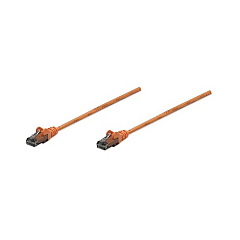 Intellinet 1 Ft Orange Cat6 Snagless Patch Cable (347518)