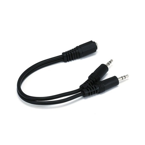 Monoprice 6inch 3.5mm Stereo Jack Splitter (669)