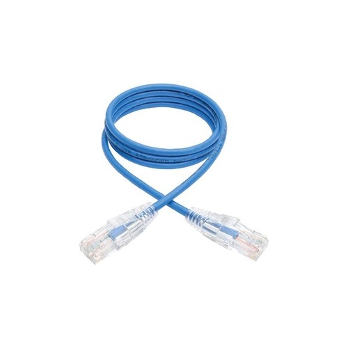 Tripp Lite 3ft Cat6 Snagless Slim Patch Cable Blue (N201-S03-BL)