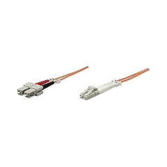 Intellinet 3m 10ft Lc/sc Multi Mode Fiber Cable (471275)