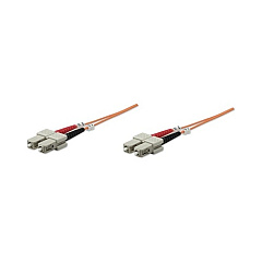 Intellinet 5m 14ft Sc/sc Multi Mode Fiber Cable (510332)