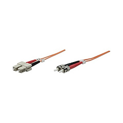 Intellinet 3m 10ft St/sc Multi Mode Fiber Cable (510349)