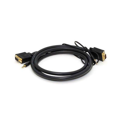 Monoprice Vga Hd15 M/m Cable W/audio 6ft (557)