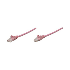 Intellinet 3 Ft Pink Cat6 Snagless Patch Cable (392761)