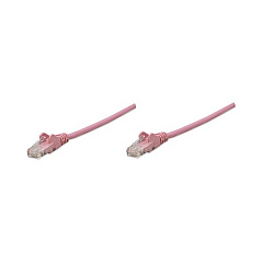 Intellinet 14 Ft Pink Cat6 Snagless Patch Cable (392808) Intellinet 14 Ft Pink Cat6 Snagless Patch Cable (392808)