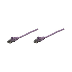 Intellinet 50 Ft Purple Cat6 Snagless Patch Cable (393188)