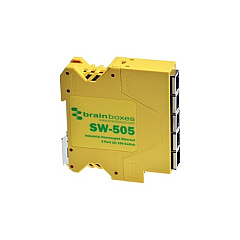 Brainboxes Industrial Ethernet 5 Port Switch (SW505) Brainboxes Industrial Ethernet 5 Port Switch (SW505)