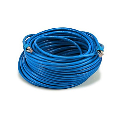 Monoprice Cat6a 24awg Stp Cable, 100ft Blue (5907)