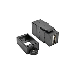 Tripp Lite Usb Panel Mount Coupler Usb 2.0-a F/f (U060000KPBK)