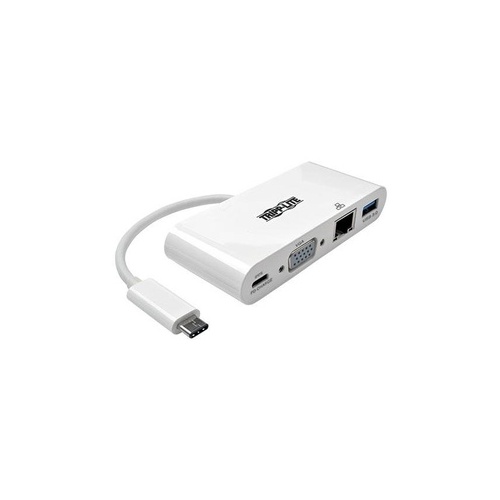 Tripp Lite Usb C To Vga Adapter, Hub, Charging, Gbe (U44406NVGUC)