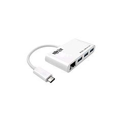 Tripp Lite 3-port Usb-c To Usb-a Portable Hub Rj45 (U4600033AG)