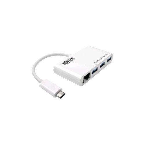 Tripp Lite 3-port Usb-c To Usb-a Portable Hub Rj45 (U4600033AG)