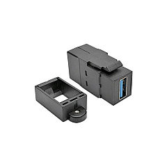 Tripp Lite Usb Panel Mount/keystone Coupler F/f (U325-000-KP-BK)
