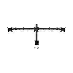SIIG Triple Monitor Desk Mount - 13" To 27 (CEMT0R12S3)