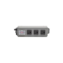 Tripp Lite Waber Power Strip Metal 3 Outlet 9 Cord (3SP9)