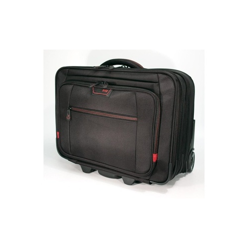 Mobile Edge 13.3in-17.3inovernightcase - Black W/red (MEPRC1)