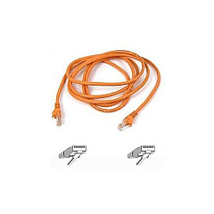 Belkin Cable,cat5e,utp,rj45m/m,1 ,org,patch (A3L781-01-ORG)