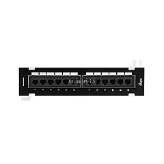 Monoprice Cat6 Mini Patch Panel 12 Port (7304)