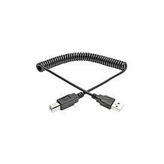 Tripp Lite 10ft Coiled Usb Cable Usb 2.0 A/b M/m (U022-010-COIL)
