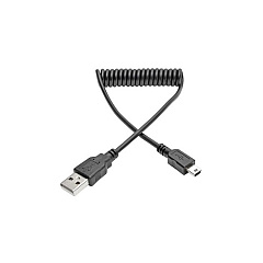Tripp Lite 6ft Usb A To Usb Mini-b Cable Coiled M/m (U030006COIL)
