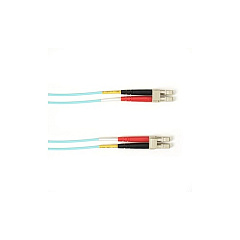 Black Box Om3 50/125 Multimode Fiber Optic Patch Cable - Ofnr Pvc, Lc To Lc, Aqua, 8-m (26.3-ft.), Gsa, Taa, Non-returnable/non-cancelable (FOCMR10-008M-LCLC-AQ) Black Box Om3 50/125 Multimode Fiber Optic Patch Cable - Ofnr Pvc, Lc To Lc, Aqua, 8-m (26.3-ft.), Gsa, Taa, Non-returnable/non-cancelable (FOCMR10-008M-LCLC-AQ)
