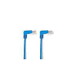 Black Box Cat5e 100-mhz Molded Angled Stranded Ethernet Patch Cable - Unshielded (utp), Cm Pvc (rj45 M/m), Blue, 3-ft. (0.9-m) (EVNSL21E-0003-90DD) Black Box Cat5e 100-mhz Molded Angled Stranded Ethernet Patch Cable - Unshielded (utp), Cm Pvc (rj45 M/m), Blue, 3-ft. (0.9-m) (EVNSL21E-0003-90DD)