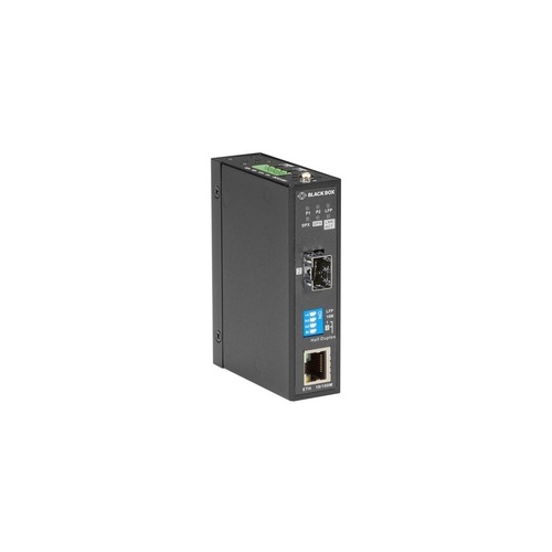 Black Box Fast Ethernet (100-mbps) Industrial Media Converter - 100-mbps Copper To 100-mbps Fiber Sfp, Gsa, Taa (LMC280A)