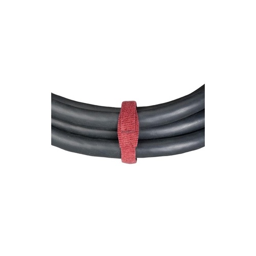Black Box Hook And Loop Cable Wrap - Plenum Rated, 0.5-in. X 8-in., Maroon, 10-pack, Gsa, Taa (FT270-R2)