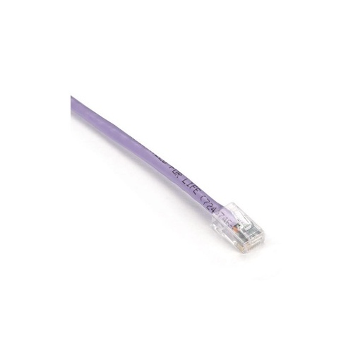 Black Box Cat6 550-mhz Stranded Ethernet Patch Cable - Unshielded (utp), Cm Pvc, No Boot (rj45 M/m), Lilac, 7-ft. (2.1-m) (EVNSL631-0007)
