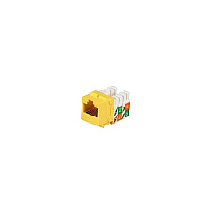 Black Box Cat5e Keystone Jack - Unshielded, Yellow, Gsa, Taa (FMT930-R2) Black Box Cat5e Keystone Jack - Unshielded, Yellow, Gsa, Taa (FMT930-R2)