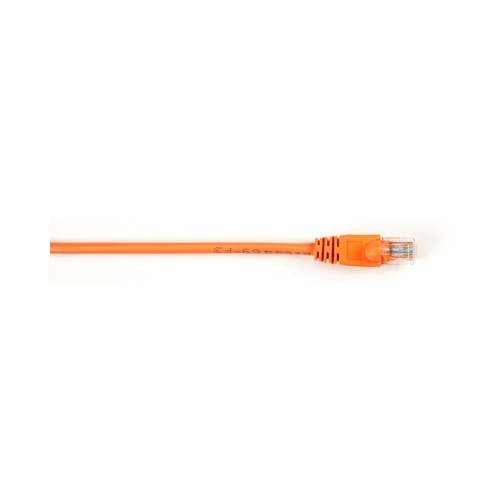 Black Box Cat6 250-mhz Molded Snagless Stranded Ethernet Patch Cable,unshielded(utp),cm Pvc(rj45m/m),orange,10-ft.(3.0-m),10-pack (CAT6PC-010-OR-10PAK)