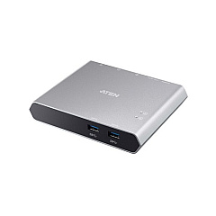 Aten 2-port Usb-c Dock Switch With Powepass-t (US3310) Aten 2-port Usb-c Dock Switch With Powepass-t (US3310)